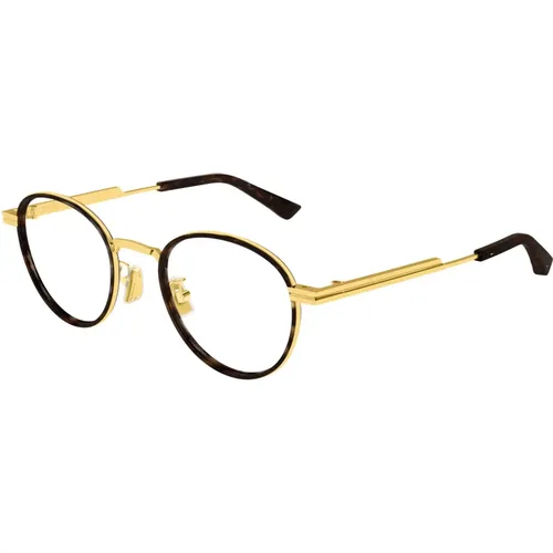 Stilvolle Brille Bv1337Oj Farbe 003 , unisex, Größe: 48 MM - Bottega Veneta - Modalova