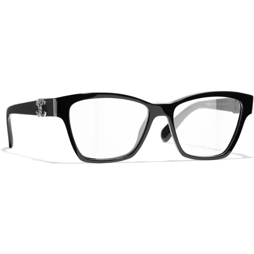 Braun/Havanna Optische Brille,Schwarze Optische Brille Stilvolles Must-Have - Chanel - Modalova