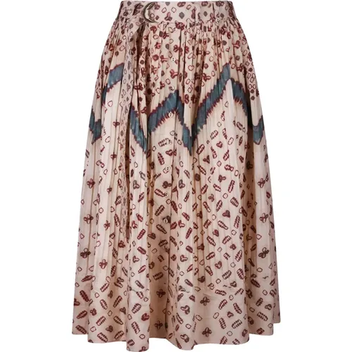 Opal Shibori Print Skirt , female, Sizes: XS, S - Ulla Johnson - Modalova