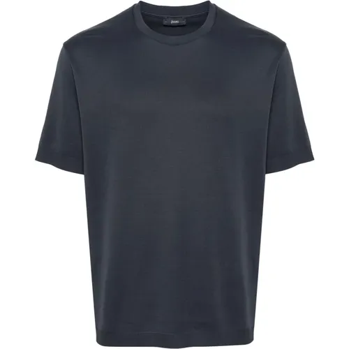 T-Shirt M/C , male, Sizes: M - Herno - Modalova