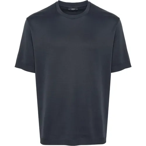 T-Shirt M/C , male, Sizes: XL, 2XL, L, M - Herno - Modalova