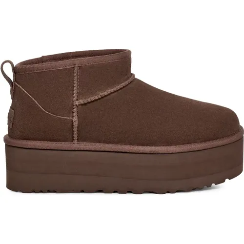 Klassische Ultra Mini Plateau-Stiefel , Damen, Größe: 39 EU - Ugg - Modalova