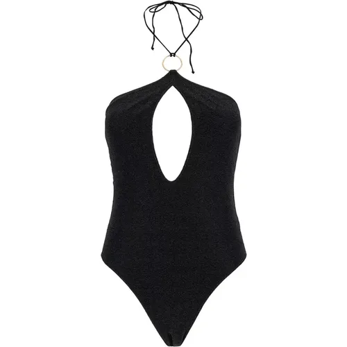 Halterneck One-Piece Swimsuit , female, Sizes: S, L, M - Oseree - Modalova