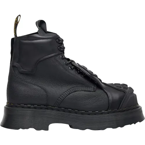 Dicke Sohle Leder Schnürstiefel , Herren, Größe: 42 EU - Dr. Martens - Modalova