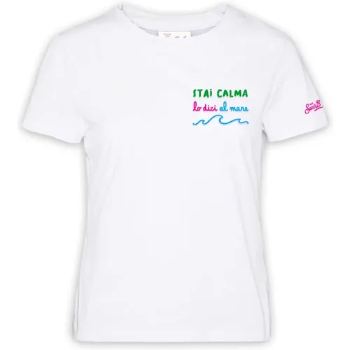 Mare Calma T-Shirt , female, Sizes: S, M, L - Saint Barth - Modalova