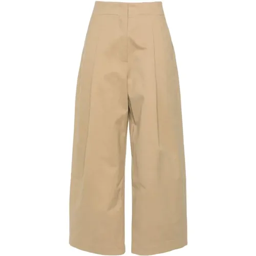 Pleated Wide Leg Trousers , female, Sizes: S, 2XS, XS, XL, M - Studio Nicholson - Modalova