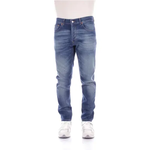 Denim Jeans with Logo Back Pocket , male, Sizes: W31 - Dondup - Modalova