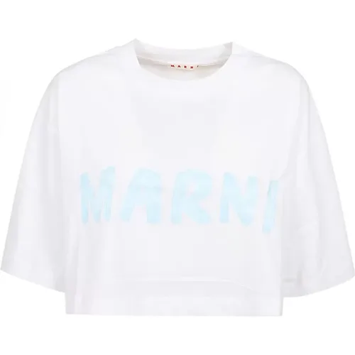 Women's Clothing T-Shirts & Polos Ss24 , female, Sizes: 2XS - Marni - Modalova