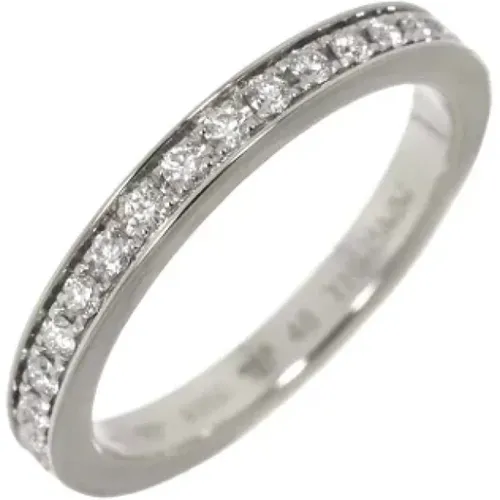 Pre-owned Platinum rings , female, Sizes: ONE SIZE - Bvlgari Vintage - Modalova