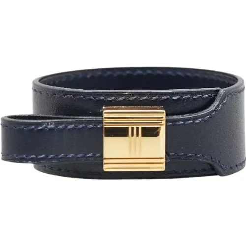 Pre-owned Leather bracelets , female, Sizes: ONE SIZE - Hermès Vintage - Modalova