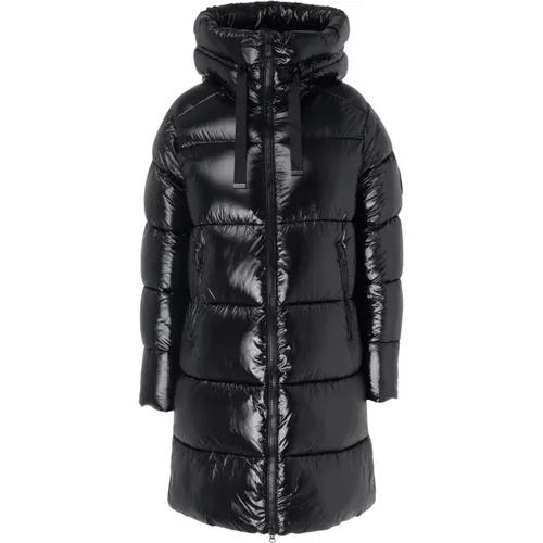 Schwarze Isabel Leichte Jacke , Damen, Größe: M - Save The Duck - Modalova