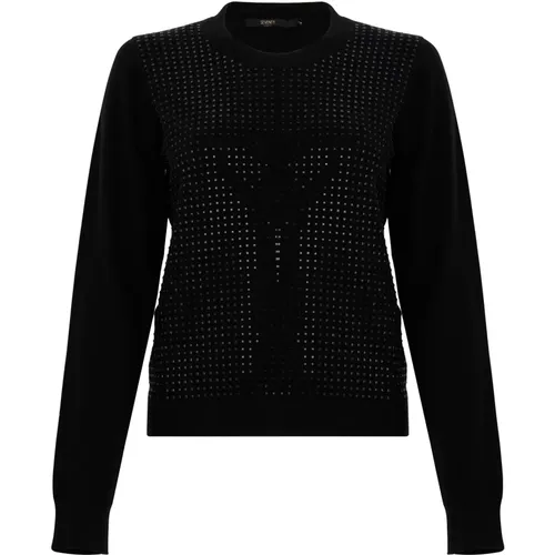 Schwarze Pullover Kollektion , Damen, Größe: XL - Seventy - Modalova