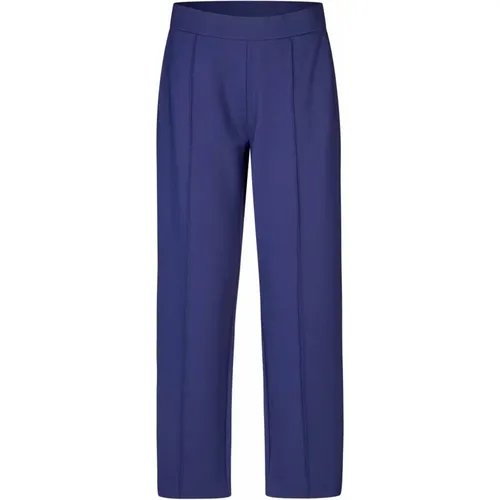 Gerade geschnittene mittelblaue Hose , Damen, Größe: S - Masai - Modalova