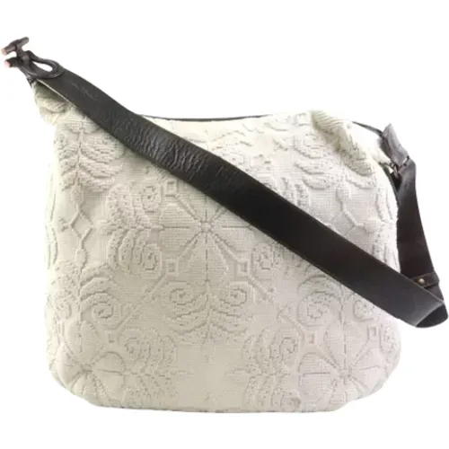 Pre-owned Cotton shoulder-bags , female, Sizes: ONE SIZE - Salvatore Ferragamo Pre-owned - Modalova