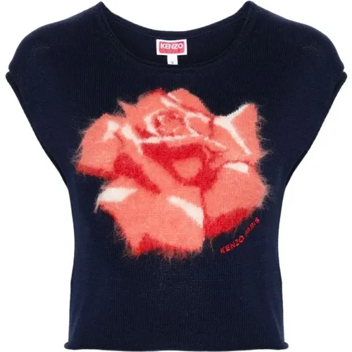 Womens Clothing Knitwear Ss24 , female, Sizes: S, L, M - Kenzo - Modalova