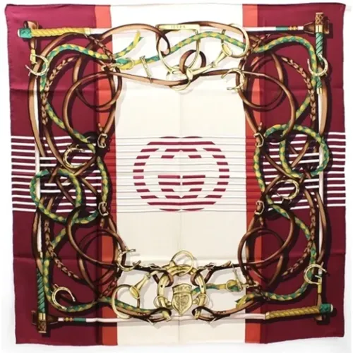 Pre-owned Wool scarves , female, Sizes: ONE SIZE - Gucci Vintage - Modalova