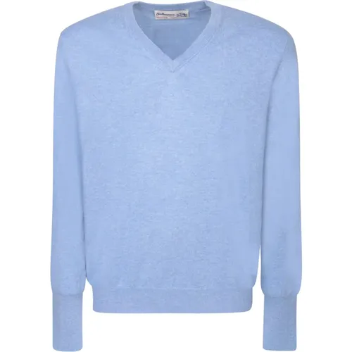 Cashmere -Neck Jumper , male, Sizes: 4XL, 3XL - Ballantyne - Modalova