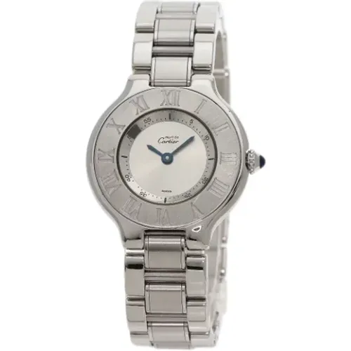 Pre-owned Glass watches , female, Sizes: ONE SIZE - Cartier Vintage - Modalova