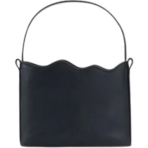 Elegante Lederhandtasche Inspiriert vom Meer , Damen, Größe: ONE Size - Malababa - Modalova