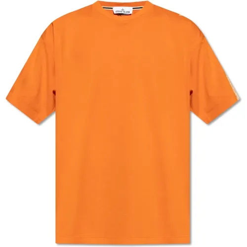 T-Shirt mit Logo , Herren, Größe: 2XL - Stone Island - Modalova
