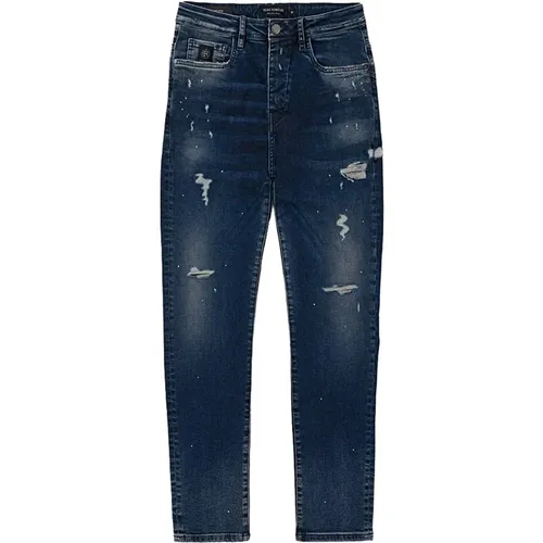 Distressed Denim Jeans , male, Sizes: W32, W36, W30, W31 - Elias Rumelis - Modalova