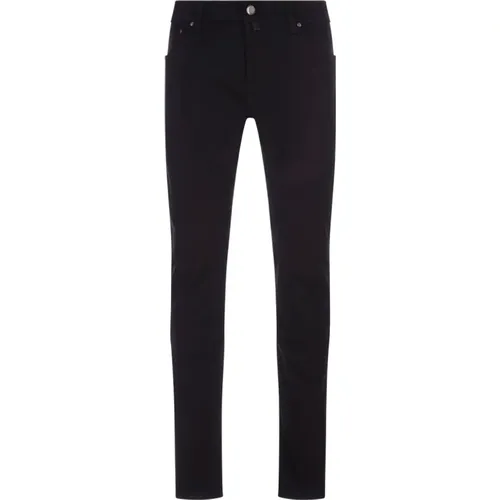 Schwarze Nick Slim Fit Jeans - Jacob Cohën - Modalova