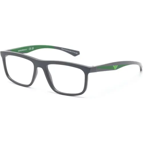 Ea3246 6188 Optical Frame , Herren, Größe: 53 MM - Emporio Armani - Modalova