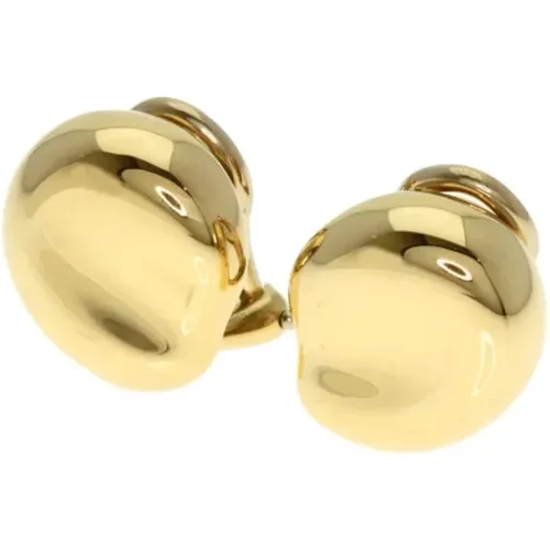 Pre-owned Gold earrings , female, Sizes: ONE SIZE - Tiffany & Co. Pre-owned - Modalova