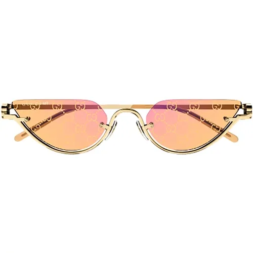 Women's Accessories Sunglasses Metallic Ss24 , female, Sizes: 53 MM - Gucci - Modalova