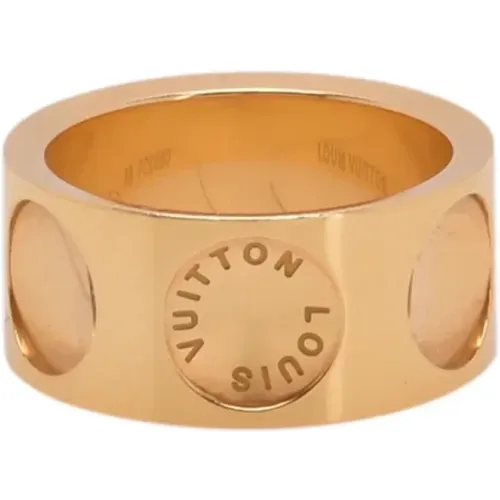 Pre-owned Gold rings , female, Sizes: ONE SIZE - Louis Vuitton Vintage - Modalova