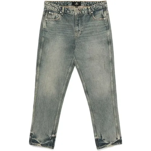 Straight Leg Denim Hose in Mittelblau , Herren, Größe: W32 - REPRESENT - Modalova