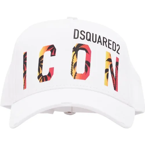 Stylish Men`s Baseball Cap , male, Sizes: ONE SIZE - Dsquared2 - Modalova