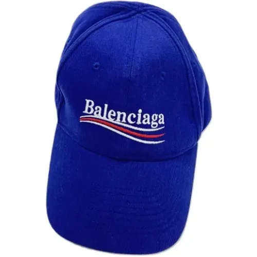 Pre-owned Cotton hats , female, Sizes: ONE SIZE - Balenciaga Vintage - Modalova