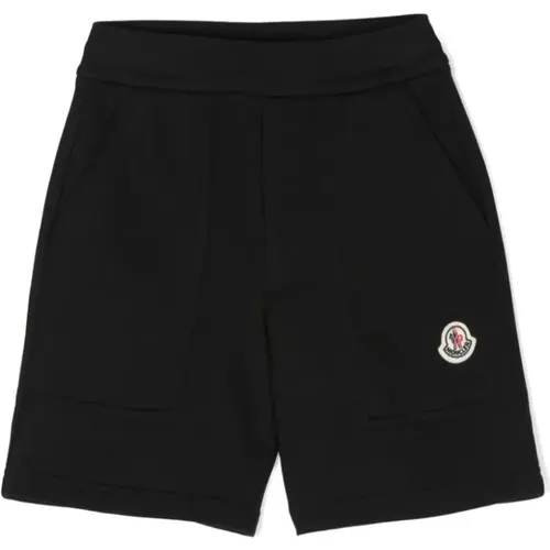 Schwarze Sweat Bottoms Stilvolle Bequeme Hosen - Moncler - Modalova