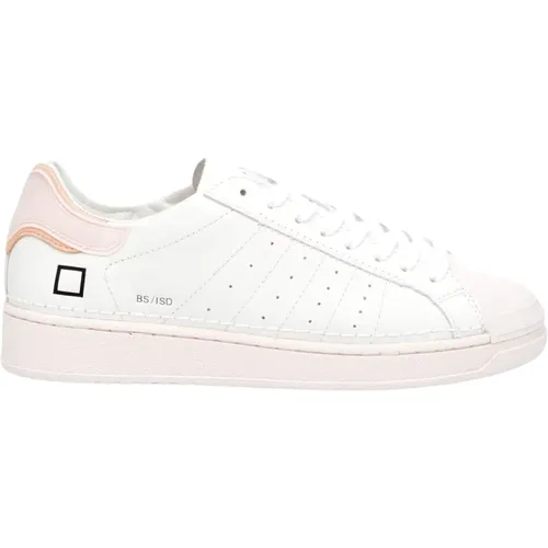 Pink Leather Sneakers , female, Sizes: 7 UK, 4 UK, 3 UK - D.a.t.e. - Modalova