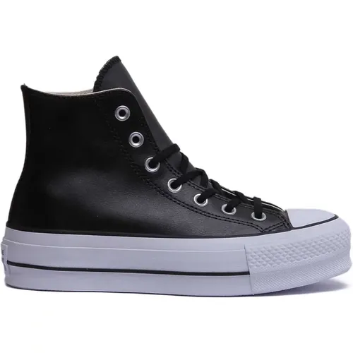 Platform Hi Trainer Schwarz Weiß Frauen , Damen, Größe: 37 EU - Converse - Modalova