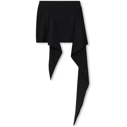 ‘Riley’ mini skirt , female, Sizes: XS - The Attico - Modalova