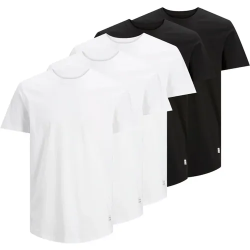 Noa Crew Neck T-shirt 5pk , Herren, Größe: XL - jack & jones - Modalova