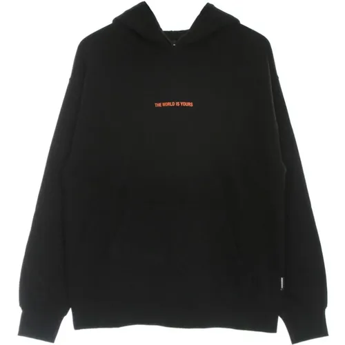 Icon Hoodie Leichter Sweatshirt Schwarz/Orange , Herren, Größe: XS - Propaganda - Modalova