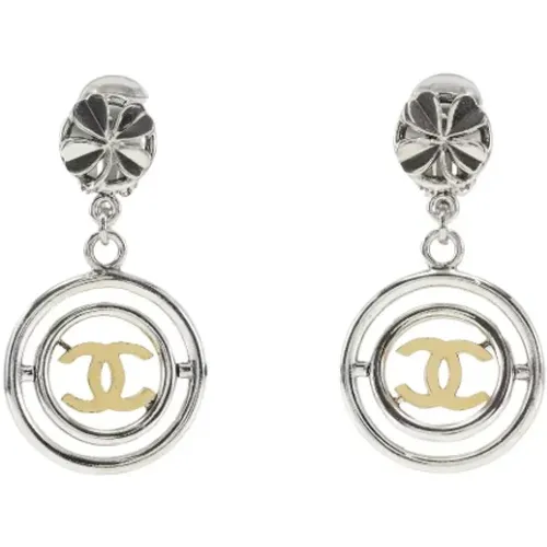 Pre-owned Metal earrings , female, Sizes: ONE SIZE - Chanel Vintage - Modalova