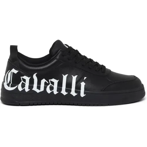 Sneakers,Schwarze Logo-Sneakers Herbst Winter - Just Cavalli - Modalova