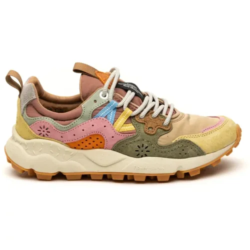 Sneakers Yamano Stil , Damen, Größe: 36 EU - Flower Mountain - Modalova