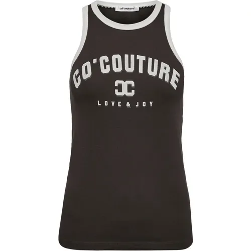 Sporty Edgecc Tank Top Anthrazit , Damen, Größe: L - Co'Couture - Modalova