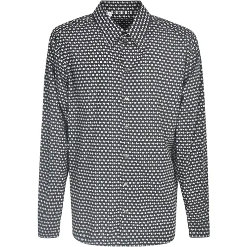 Geometric Print and White Shirt , male, Sizes: L, M - Dolce & Gabbana - Modalova