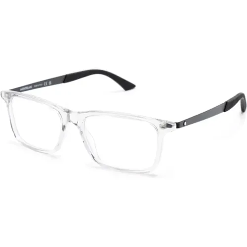 Grey Optical Frame with Accessories , male, Sizes: 55 MM - Montblanc - Modalova