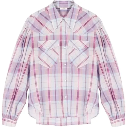 Isabel Marant Etoile Bethany Checked Shirt , female, Sizes: XS - Isabel Marant Étoile - Modalova