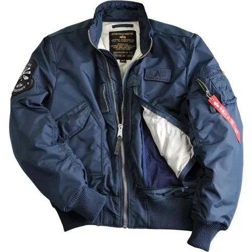 Bomber Jackets , male, Sizes: L, M - alpha industries - Modalova