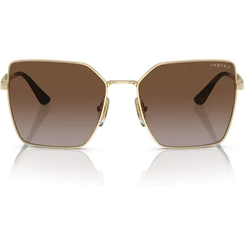 Polarized Square Sunglasses , female, Sizes: 56 MM - Vogue - Modalova