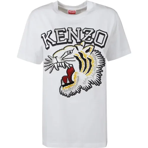 T-Shirts,Tiger Varsity Crew Neck T-Shirt - Kenzo - Modalova