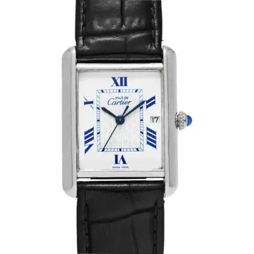 Pre-owned Silver watches , female, Sizes: ONE SIZE - Cartier Vintage - Modalova